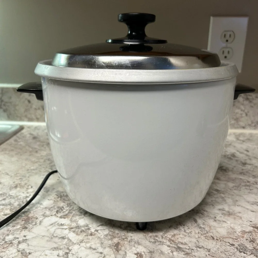 Panasonic Rice Cooker 10-Cup White Rice-O-Mat SR-18FH Steamer Keep Warm